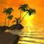 Palmtree Sunrise