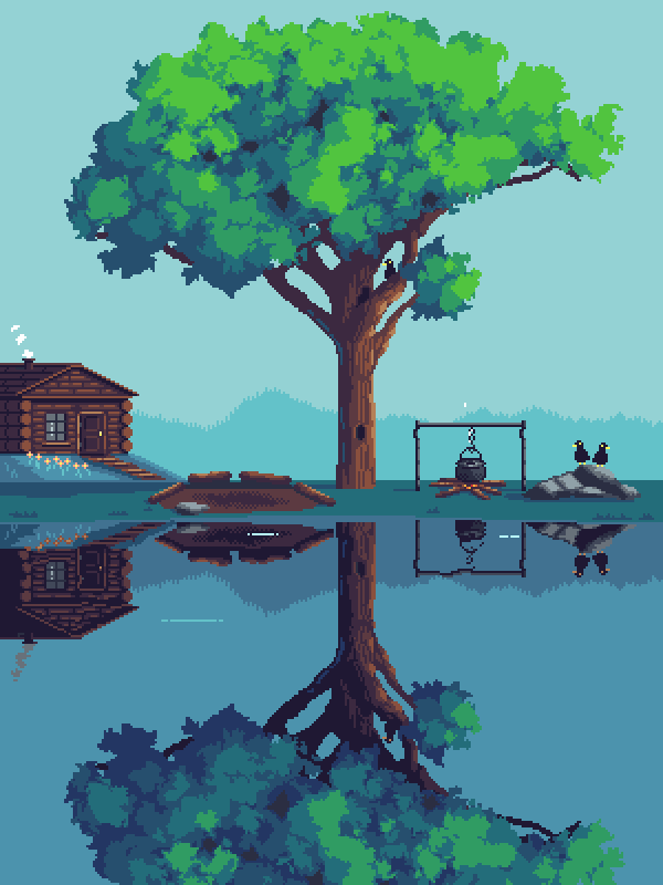 Tree by the Lake