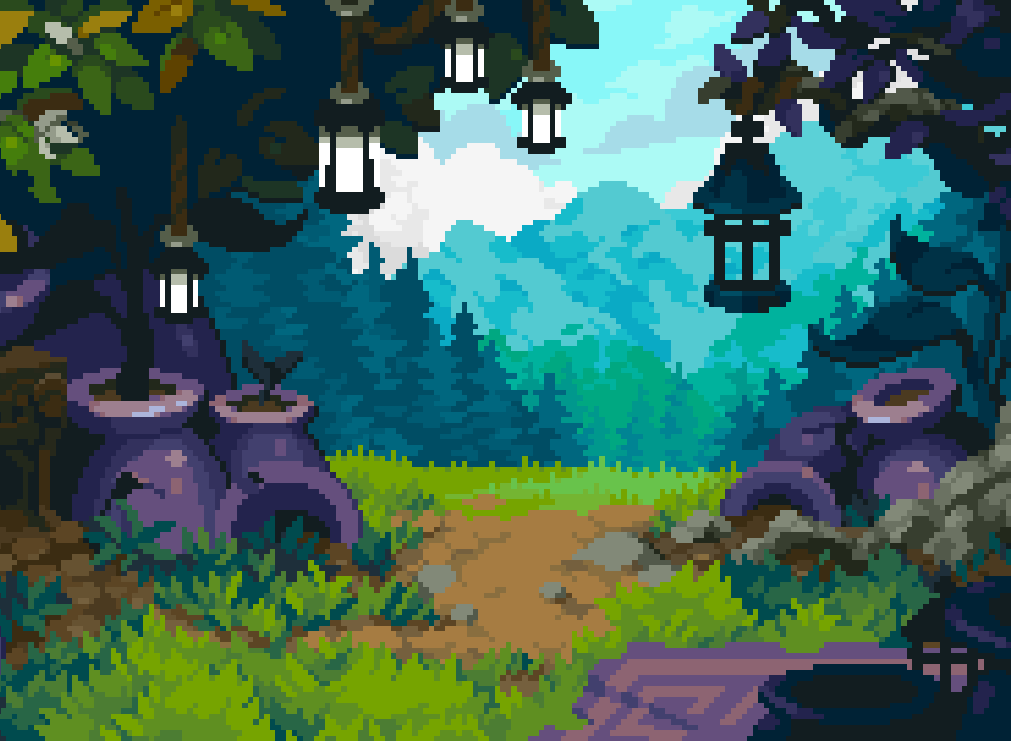 Forest Lamps