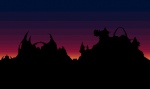 Ruins in Sunset