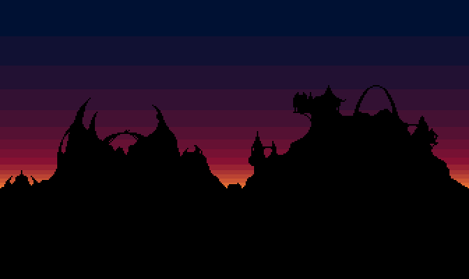 Ruins in Sunset